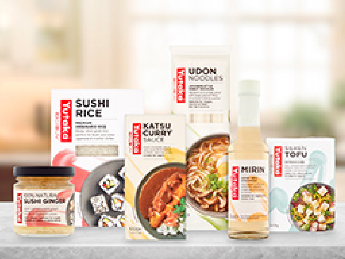 英国 タザキフーズ社のオリジナルブランド「Yutaka」
