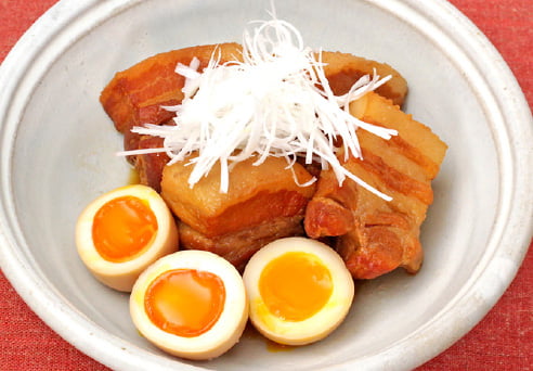 とろっと豚角煮と半熟卵サムネイル画像